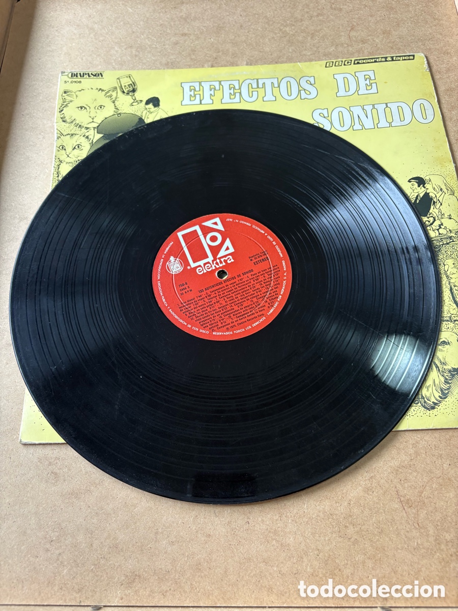 Discos de vinilo: Lp Efectos de sonido Vol.4 (A17) - Foto 4