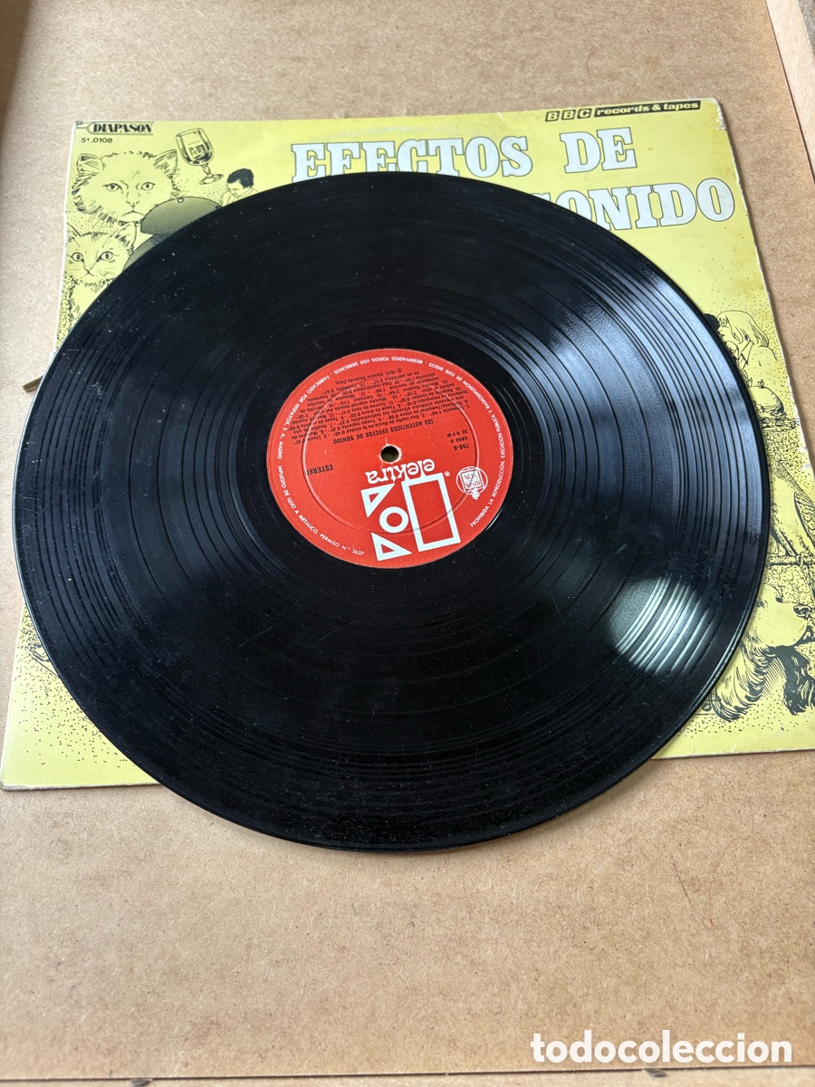 Discos de vinilo: Lp Efectos de sonido Vol.4 (A17) - Foto 5