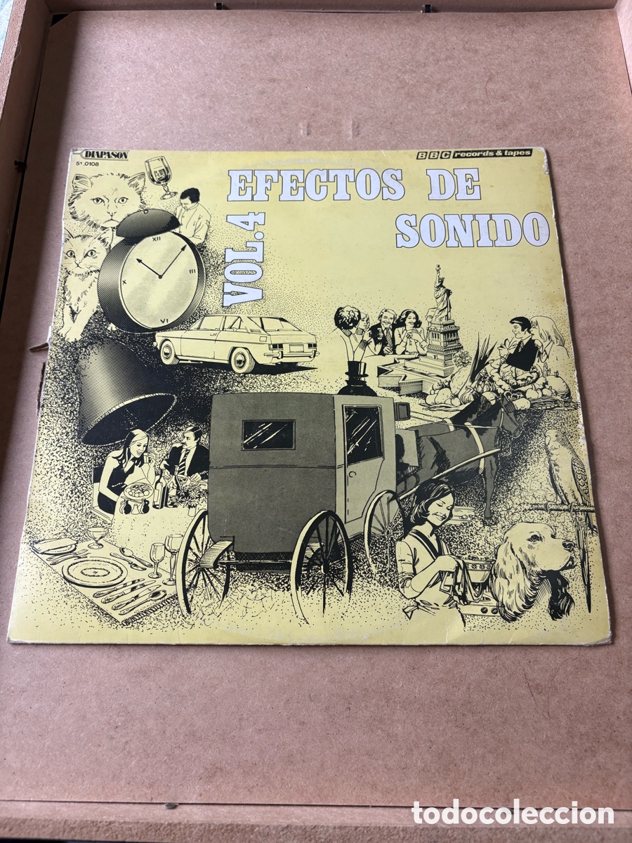 Discos de vinilo: Lp Efectos de sonido Vol.4 (A17) - Foto 1