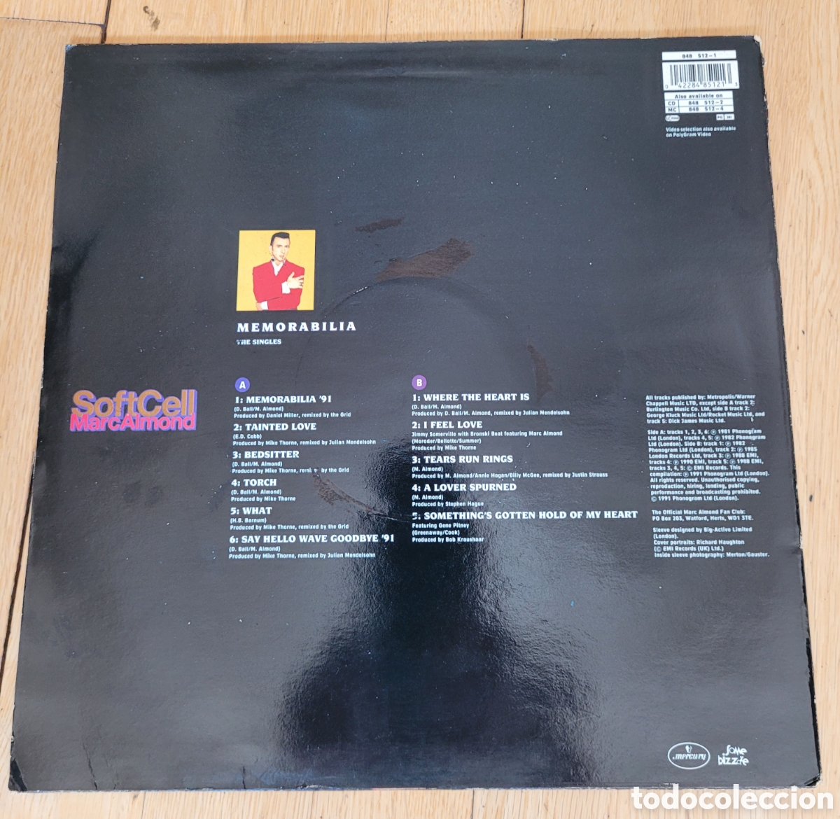 Discos de vinilo: Soft Cell & Marc Almond - Memorabilia LP - Foto 3