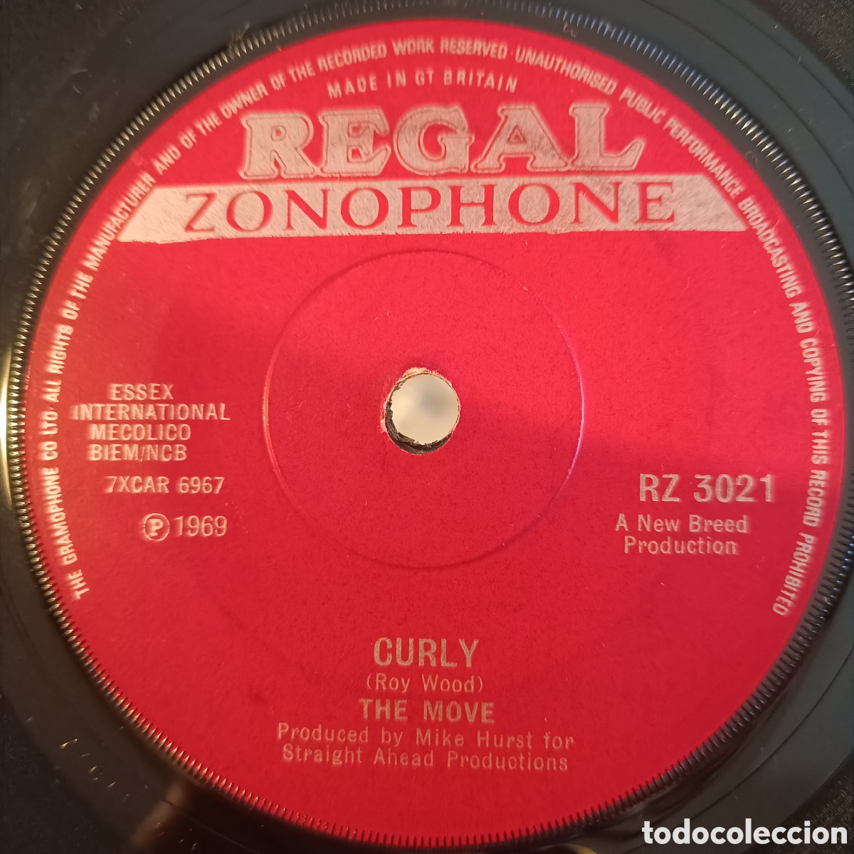 Discos de vinilo: The Move &lrm;&ndash; Curly (Single, Rock) - Foto 1