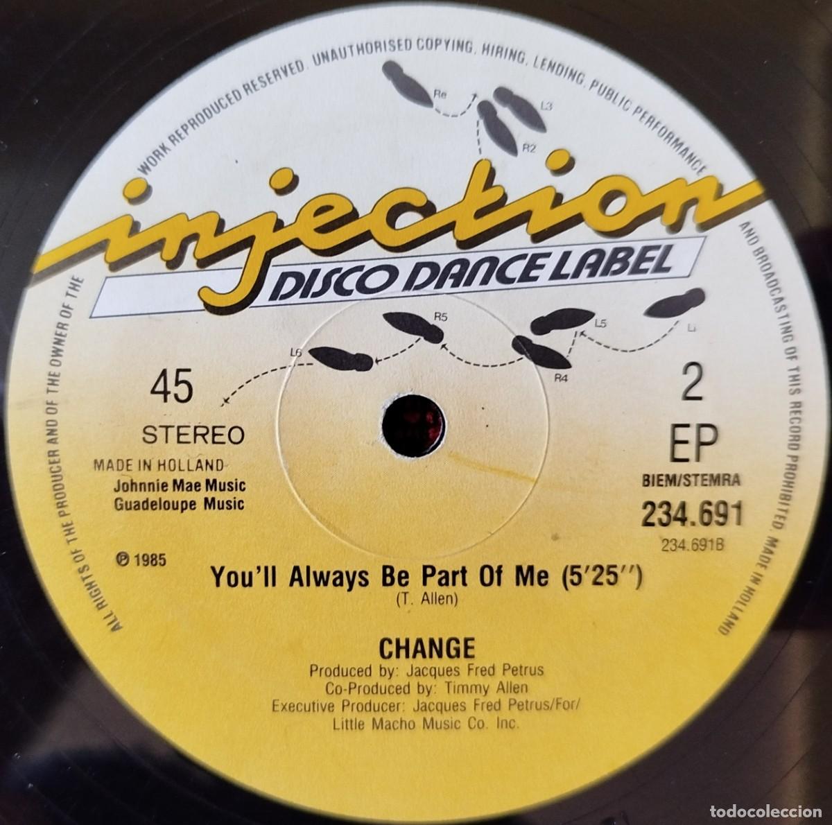 Discos de vinilo: CHANGE ** Oh What A Feeling ** MAXI SINGLE VINILO HOLANDA 1985 - Foto 2