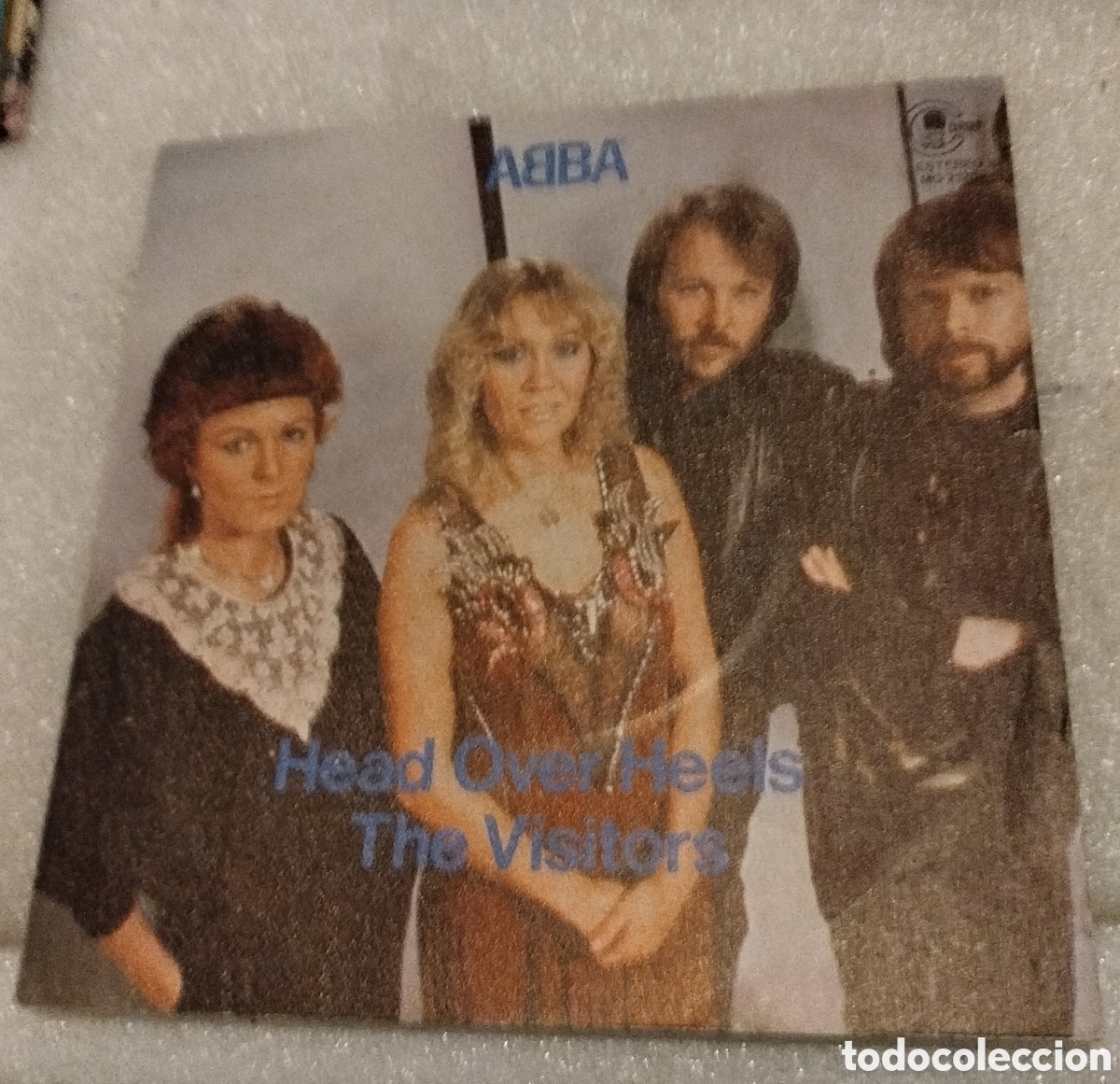 Discos de vinilo: ABBA &ndash; Head Over Heels . SOLO CAR&Aacute;TULA - Foto 1
