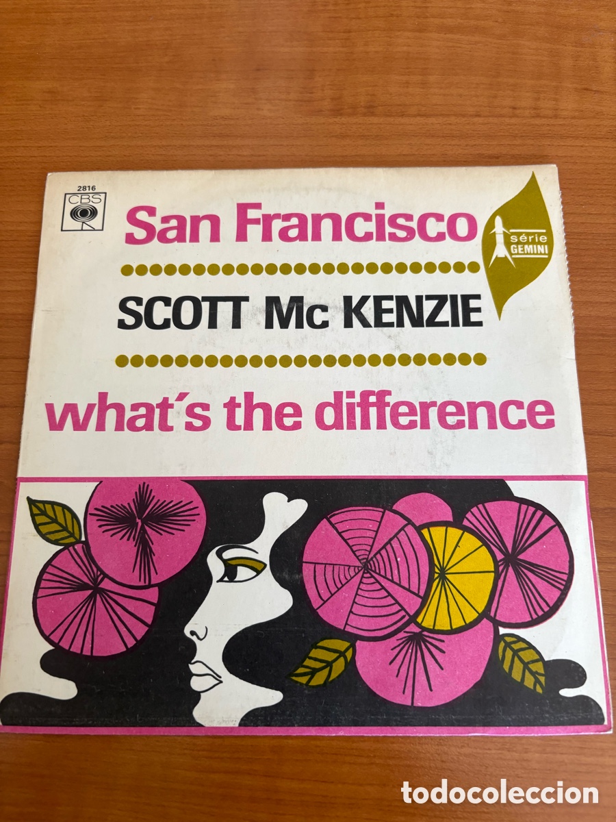 Discos de vinilo: Scott Mckenzie /- San Francisco/ Whats The Difference - Foto 1