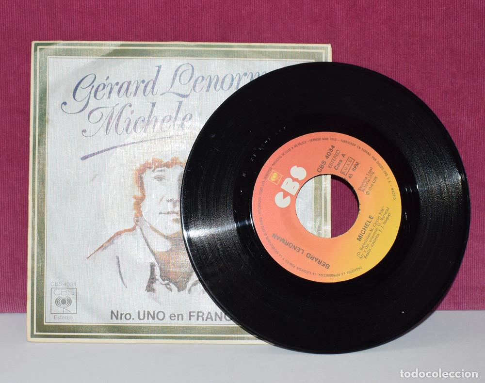 Discos de vinilo: G&eacute;rard Lenorman - Michele - SINGLE 1976 - Foto 4