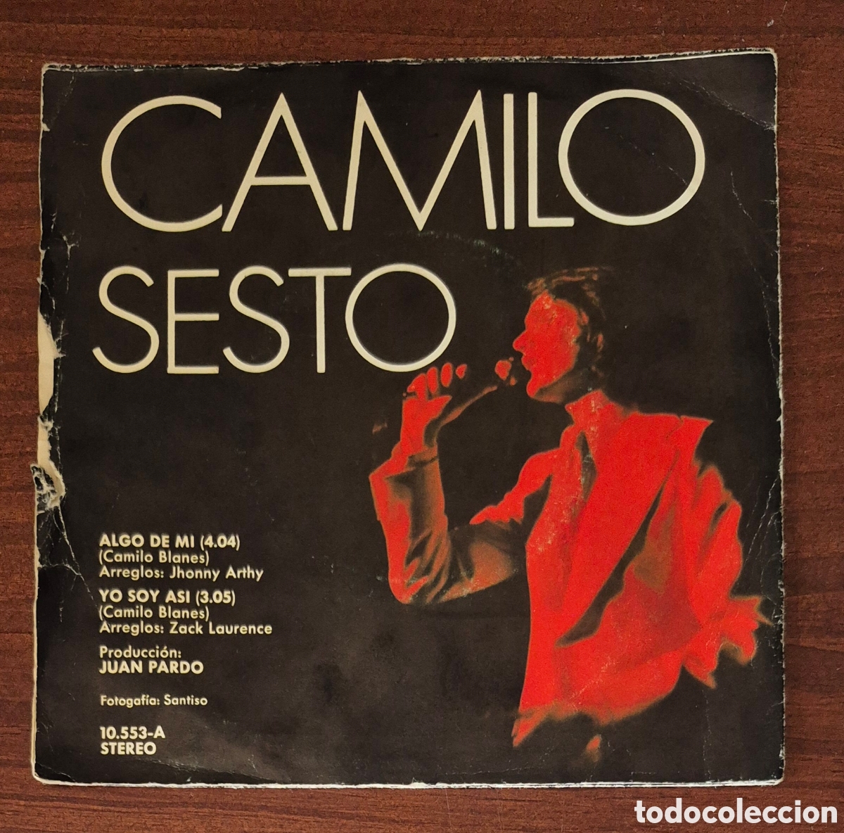 Discos de vinilo: SINGLE - CAMILO SESTO - ALGO DE MI - Foto 2