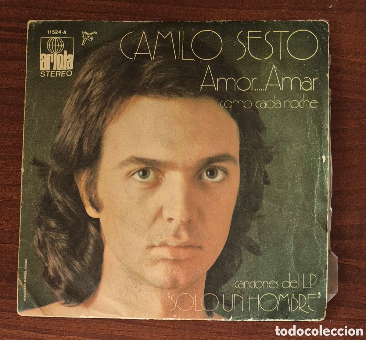 Discos de vinilo: SINGLE - CAMILO SESTO - AMOR.....AMAR - Foto 1
