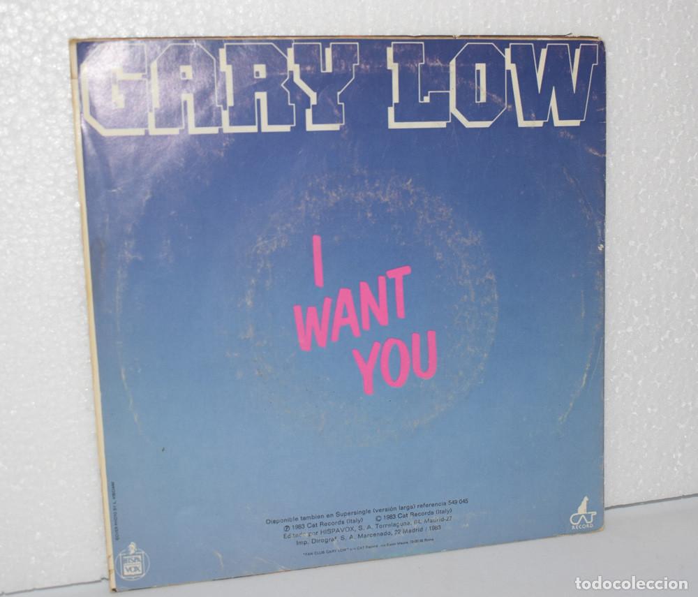 Discos de vinilo: GARY LOW - I WANT YOU - SINGLE 1983 - Foto 3