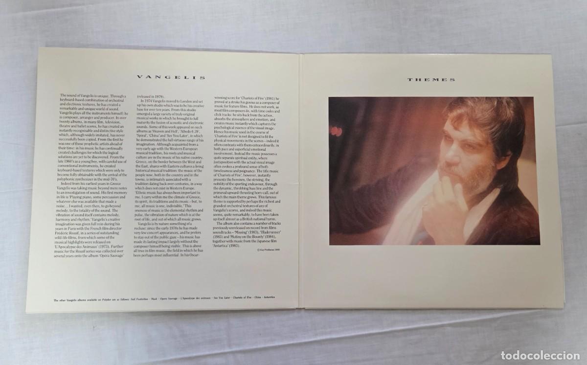 Discos de vinilo: LP Vinilo Vangelis, Themes - Foto 4