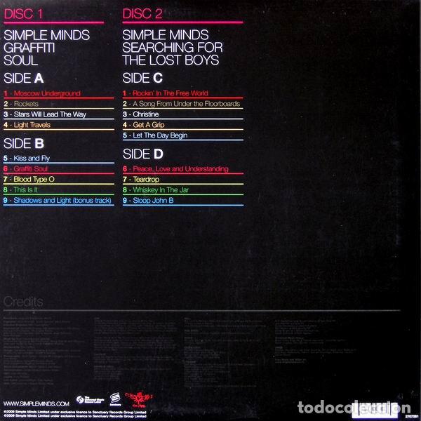 Discos de vinilo: SIMPLE MINDS - GRAFFITI SOUL 2 LPs PORTADA GATEFOLD - Foto 2