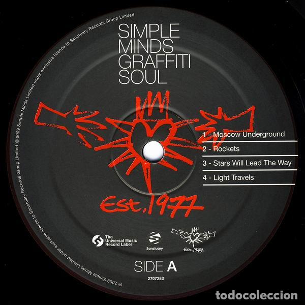 Discos de vinilo: SIMPLE MINDS - GRAFFITI SOUL 2 LPs PORTADA GATEFOLD - Foto 13
