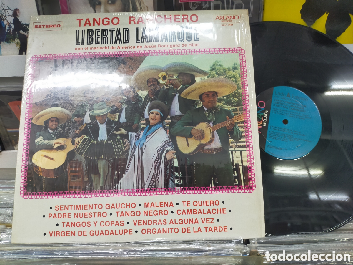Disques de vinyle: Libertad lamarque LP tango ranchero u.s.a. 1979