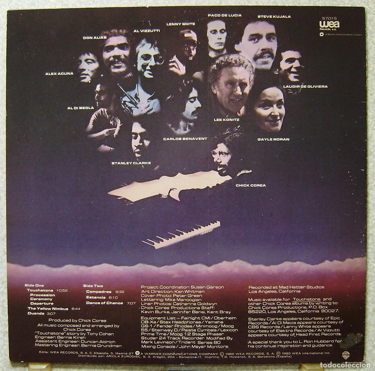 Discos de vinilo: CHICK COREA.TOUCHSTONE...EX - Foto 2