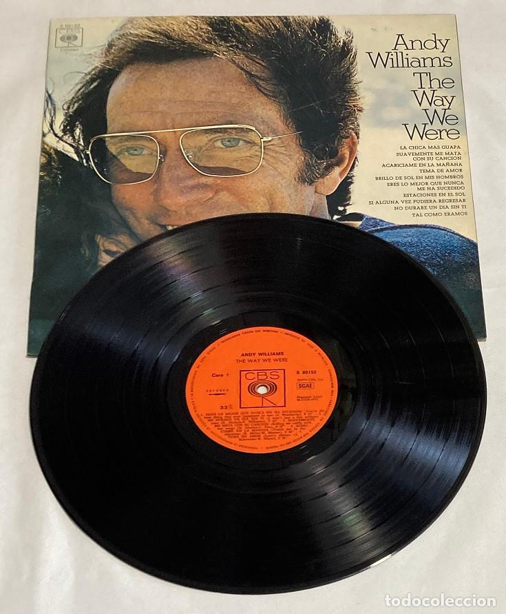 Discos de vinilo: ANDY WILLIAMS. THE WAY WE WERE (062VIN) - Foto 3