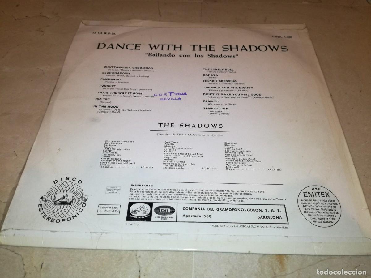 Discos de vinilo: DANCE WITH THE SHADOWS-ORIGINAL ESPA&Ntilde;OL 1964 - Foto 2