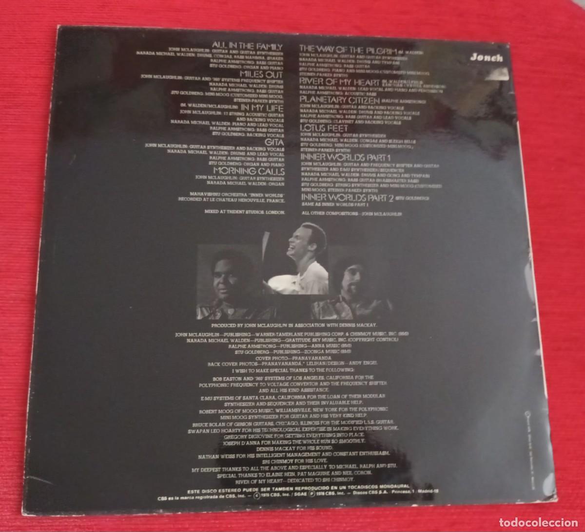 Discos de vinilo: MAHAVISHNU ORCHESTRA - JOHN McLAUGHLIN - INNER WORLDS - LP - Foto 2