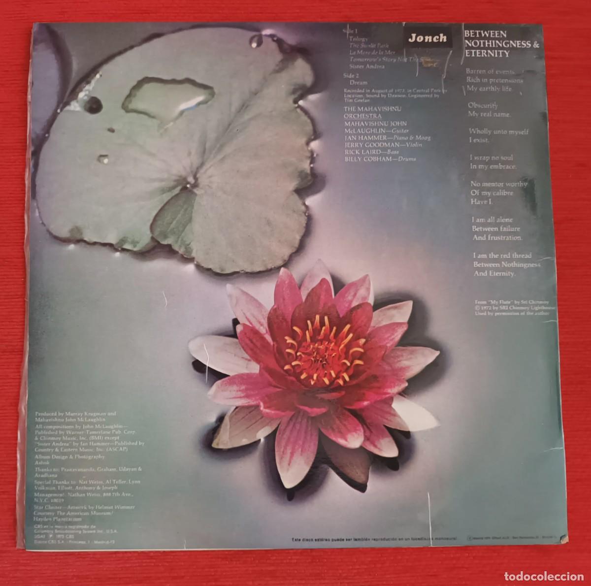 Discos de vinilo: MAHAVISHNU ORCHESTRA - BETWEEN NOTHINGNESS & ETERNITY (LIVE) - LP - Foto 2