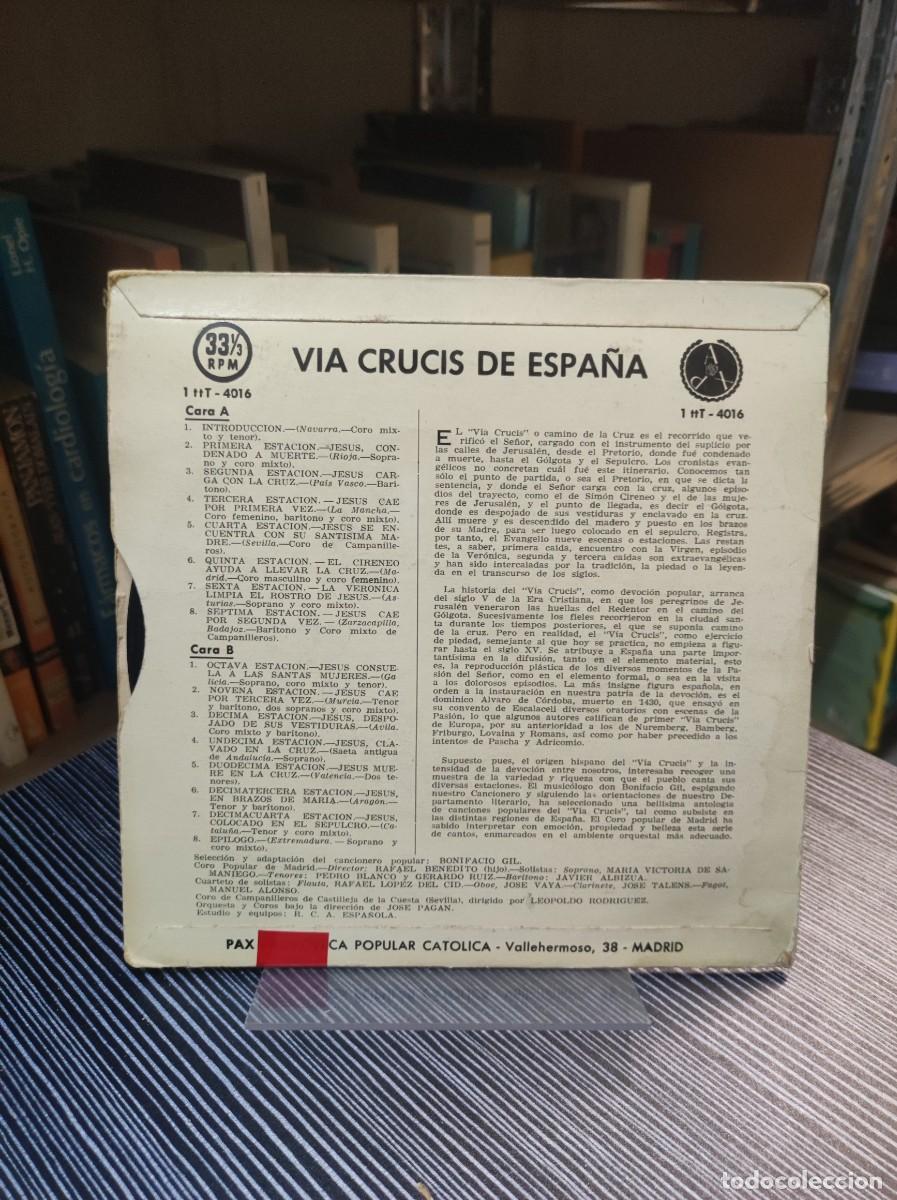 Discos de vinilo: VIA CRUCIS DE ESPA&Ntilde;A - Foto 2