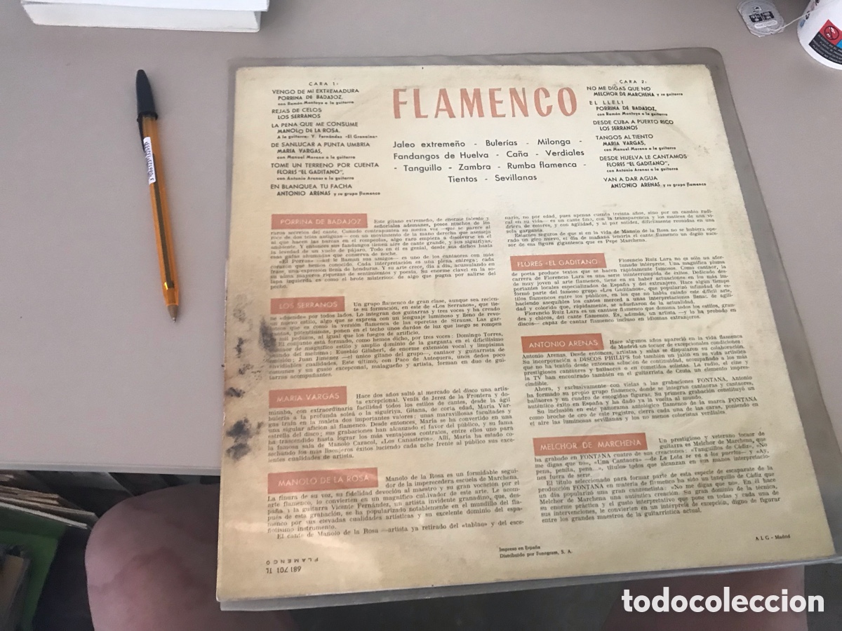 Discos de vinilo: Flamenco. Fontana. Disco - Foto 2