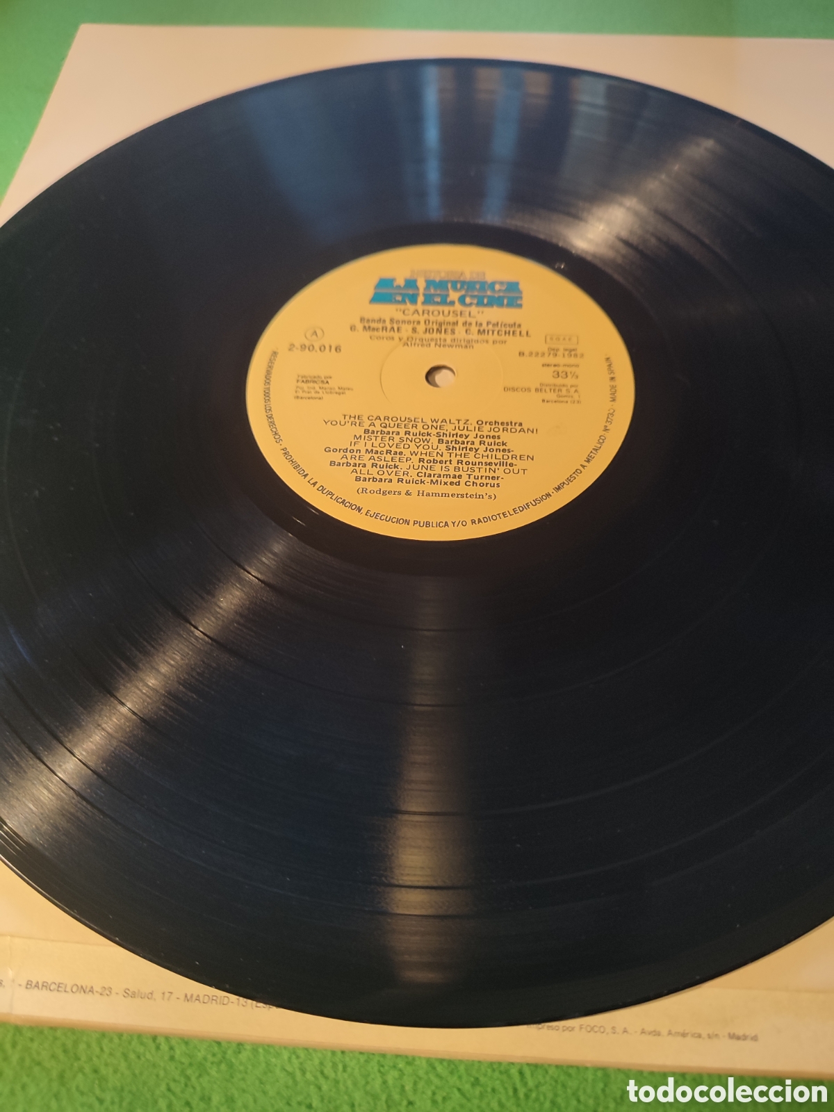 Discos de vinilo: Richard Rodgers - Carousel BSO - Foto 3