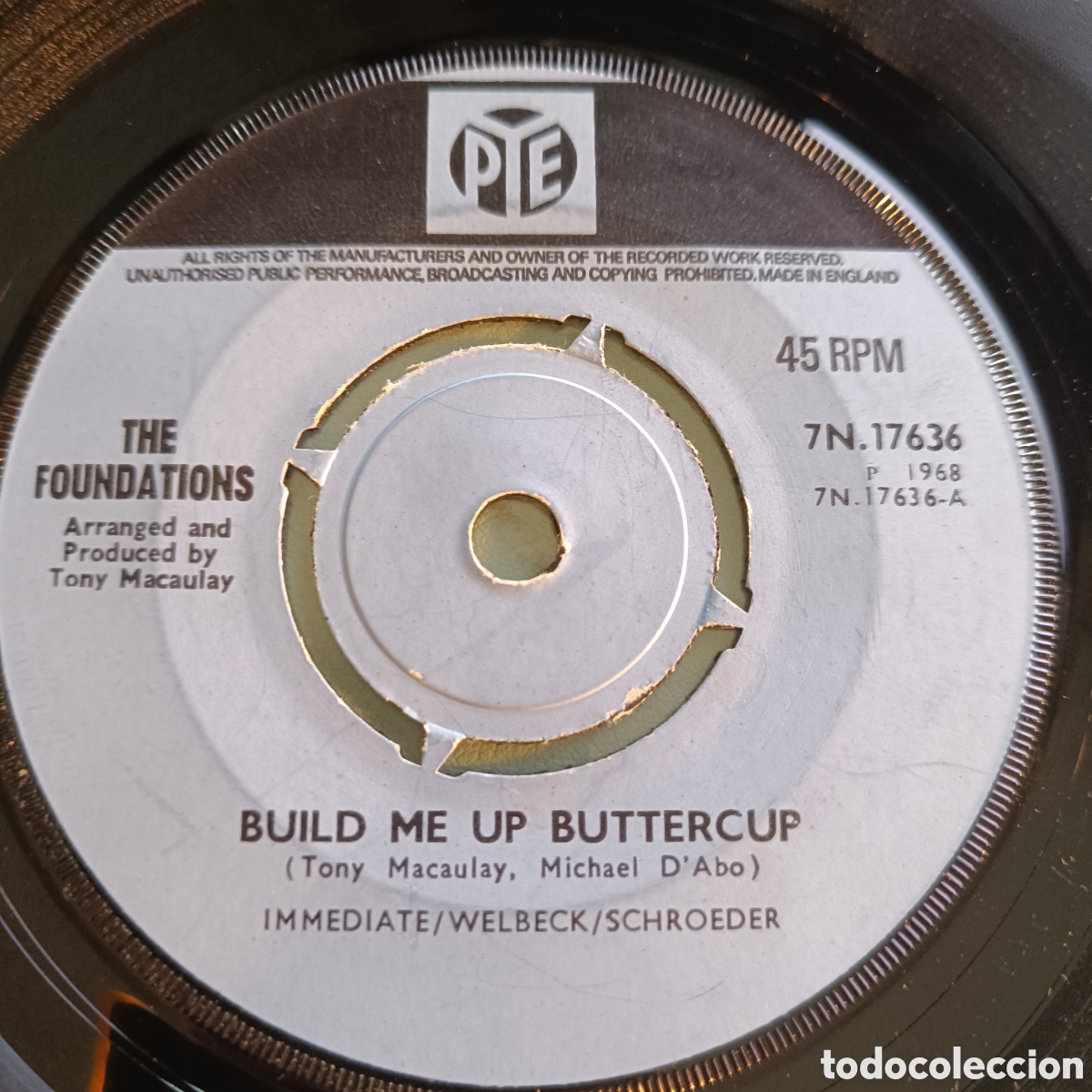 Discos de vinilo: The Foundations - Build Me Up Buttercup - Foto 1