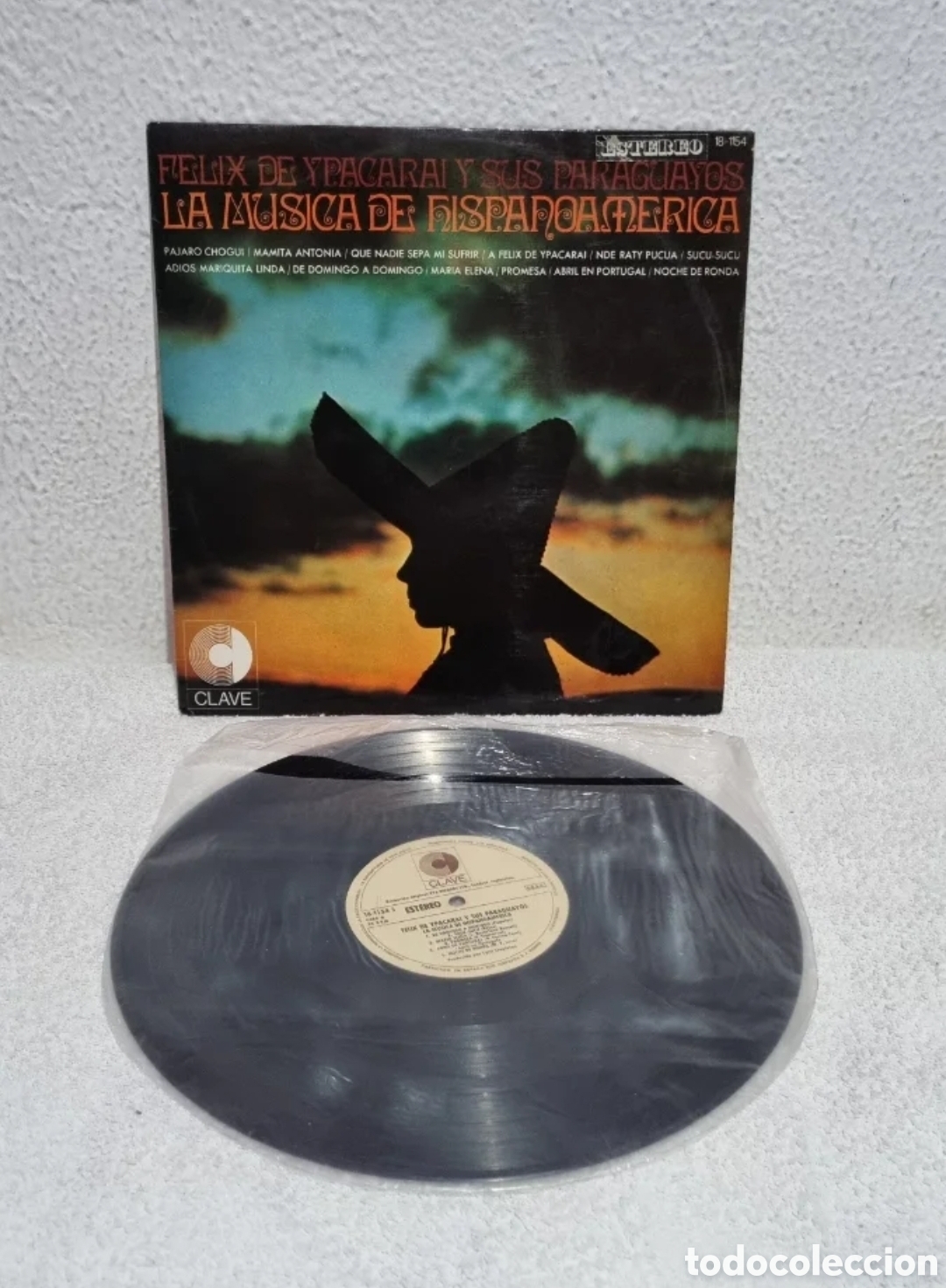 Disques de vinyle: F&eacute;lix de Ypacara&iacute; y sus paraguayos