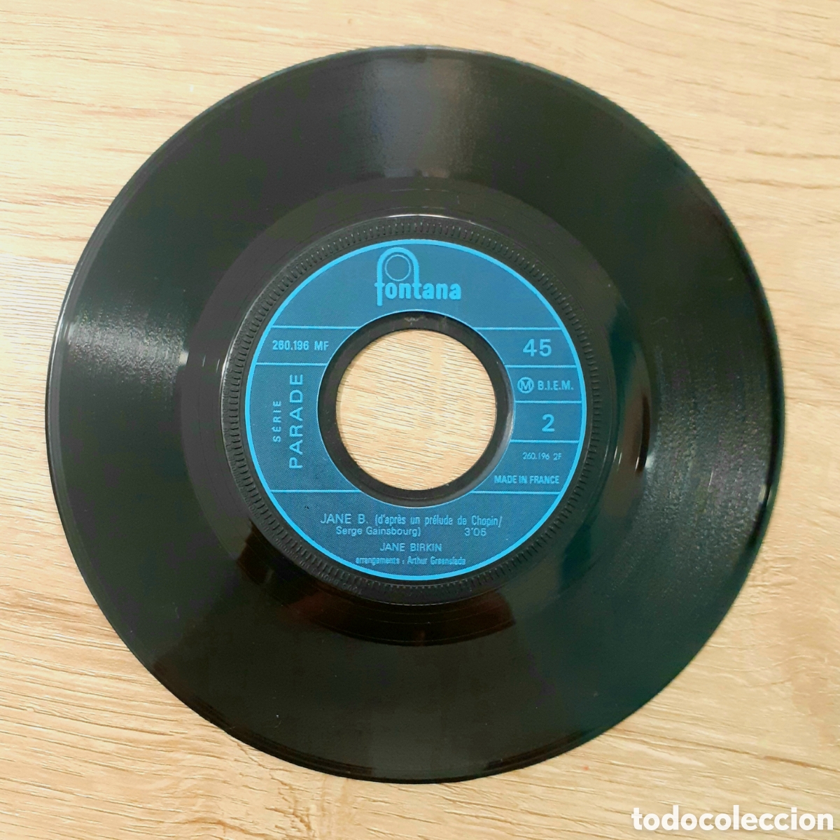 Discos de vinilo: Single vinilo JANE BIRKIN 1969 - Foto 5