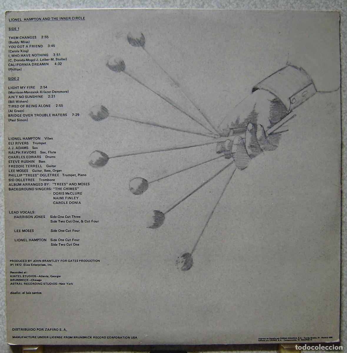 Discos de vinilo: LIONEL HAMPTON AND THE INNER CIRCLE...EX - Foto 2