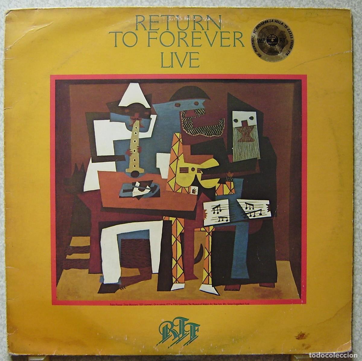 Discos de vinilo: RETURN TO FOREVER LIVE...CHICK COREA - Foto 1