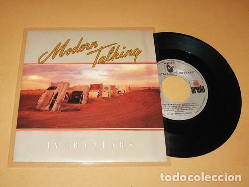 Discos de vinilo: MODERN TALKING - IN 100 YEARS - SINGLE - 1987 - Foto 1