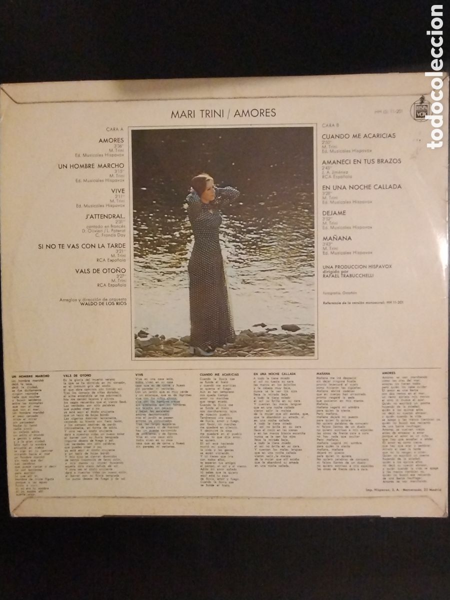 Discos de vinilo: Mari Trini LP amores - Foto 2