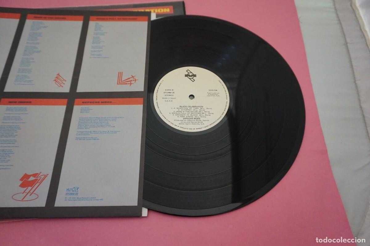 Discos de vinilo: LP - DEPECHE MODE - BLACK CELEBRATION - DISCO EN EXCELENTE ESTADO - Foto 4