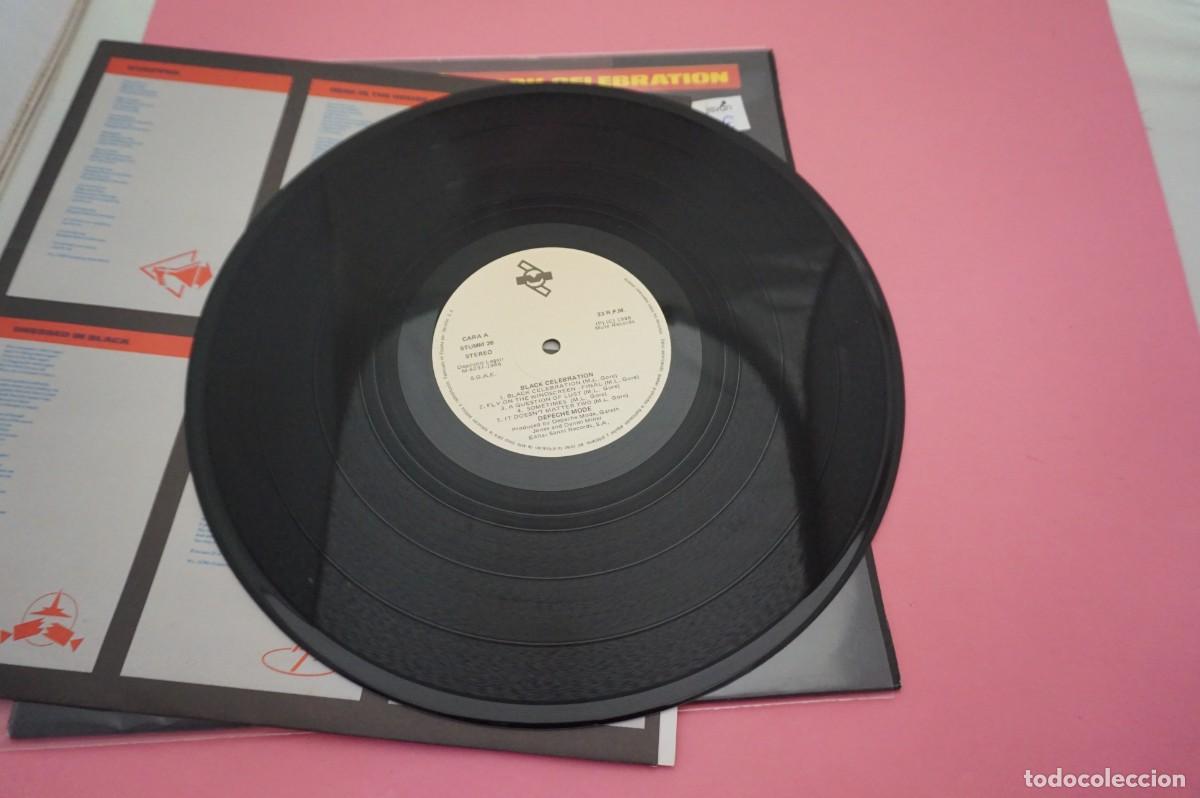 Discos de vinilo: LP - DEPECHE MODE - BLACK CELEBRATION - DISCO EN EXCELENTE ESTADO - Foto 5