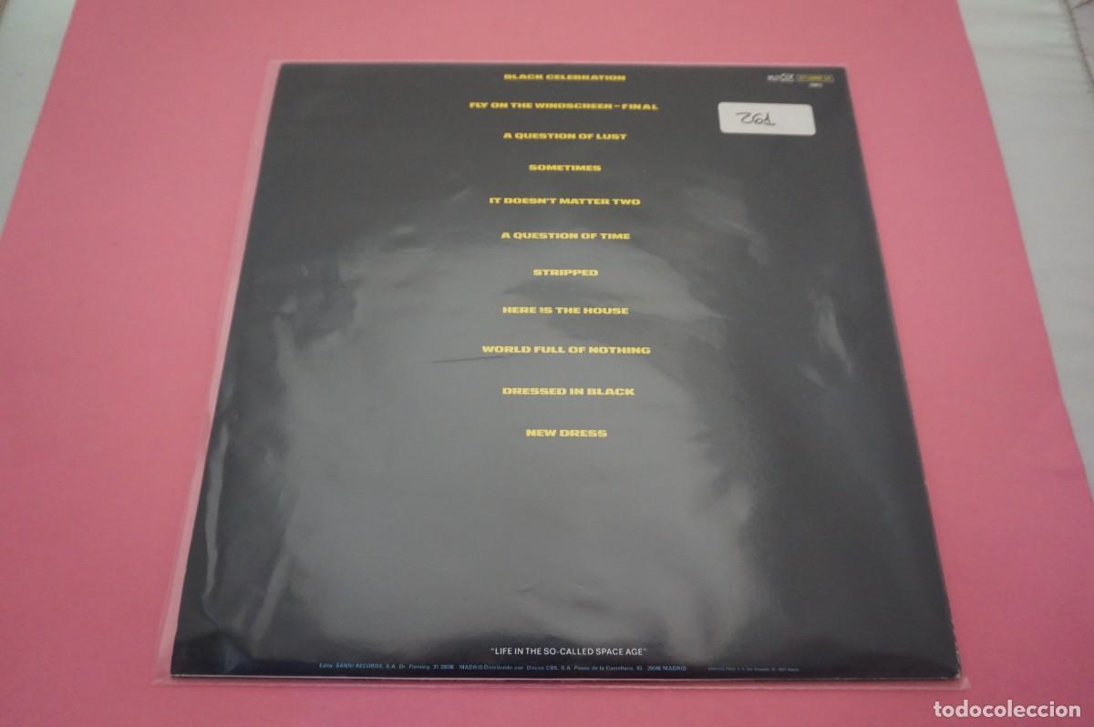 Discos de vinilo: LP - DEPECHE MODE - BLACK CELEBRATION - DISCO EN EXCELENTE ESTADO - Foto 6
