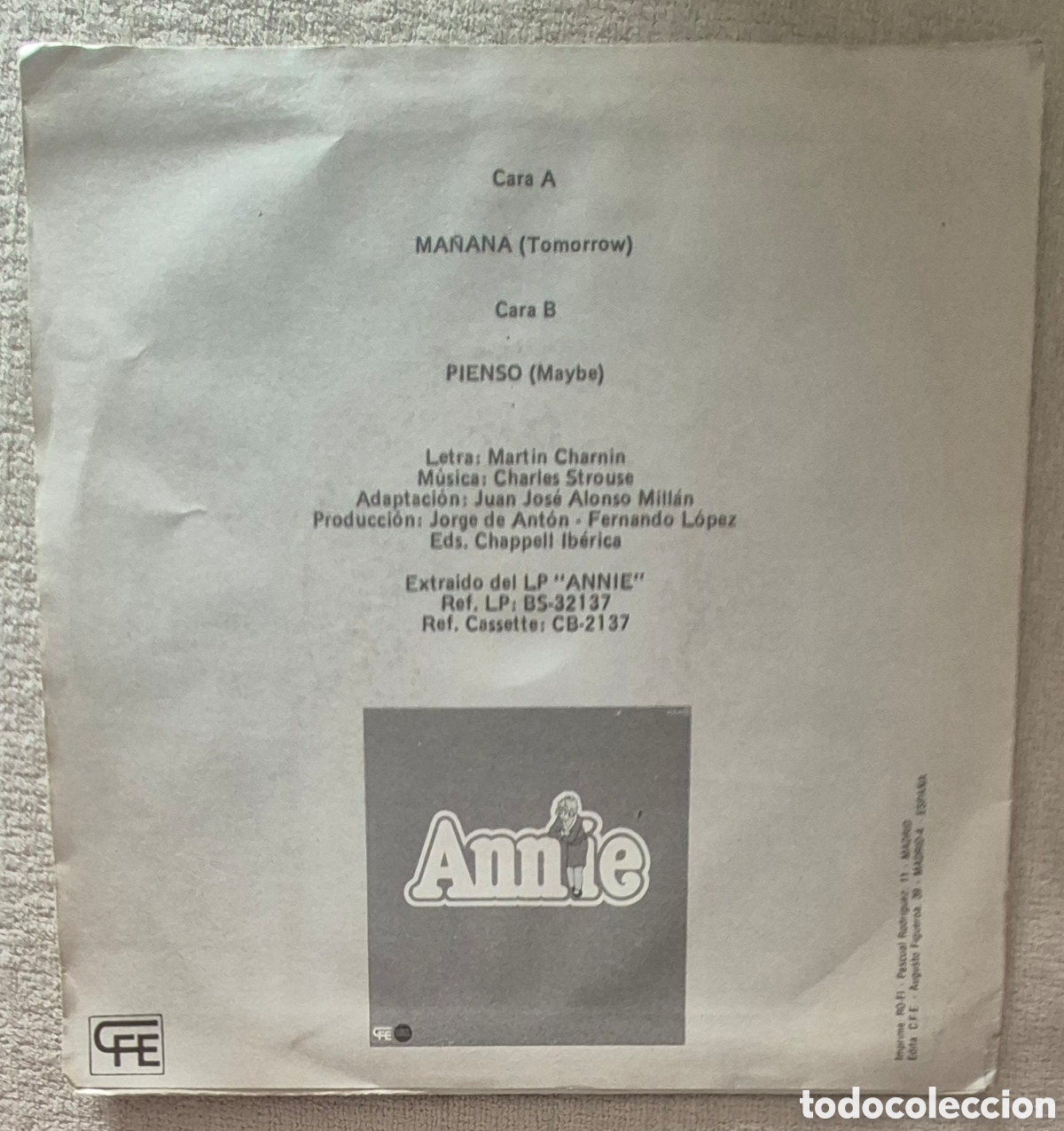Discos de vinilo: SINGLE - CARMEN PASCUAL - MA&Ntilde;ANA - Foto 2