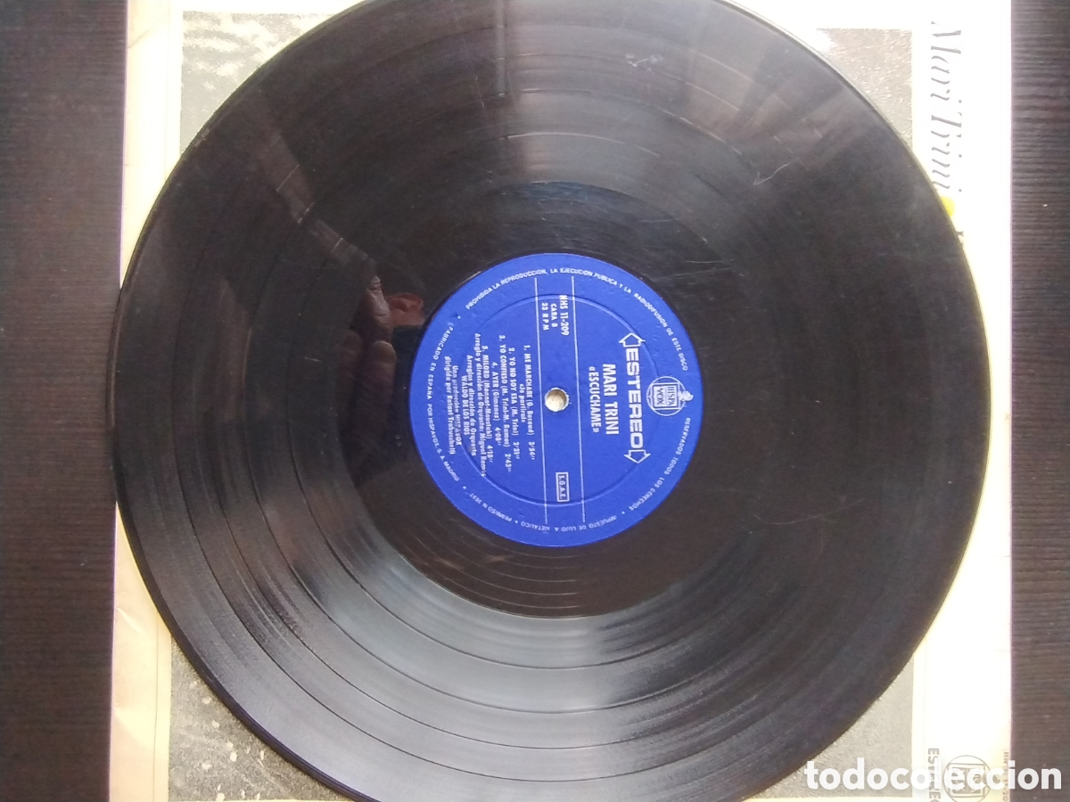 Discos de vinilo: Mari Trini LP esc&uacute;chame 1971 - Foto 3