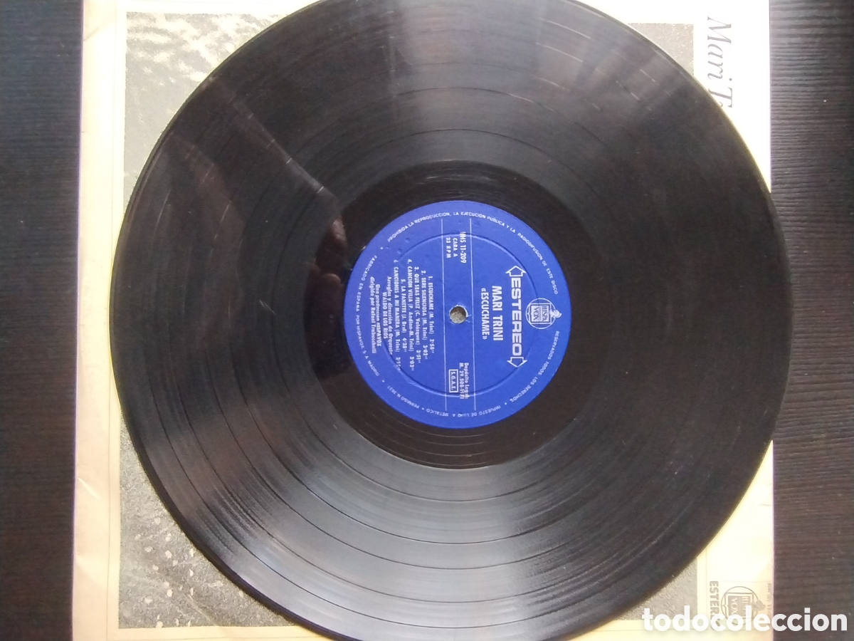 Discos de vinilo: Mari Trini LP esc&uacute;chame 1971 - Foto 4