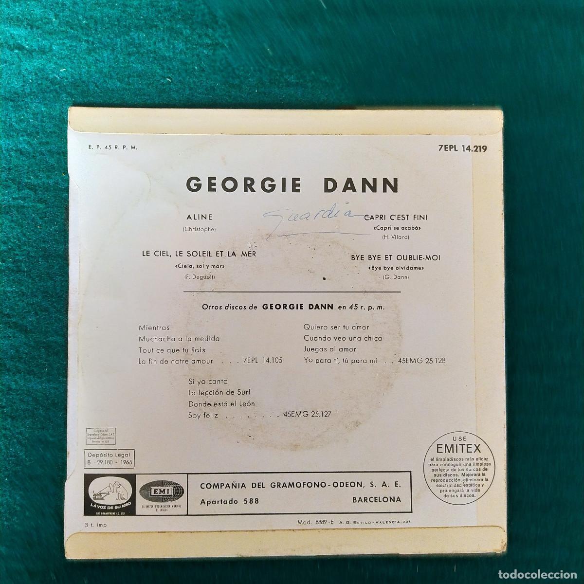 Discos de vinilo: Georgie Dann &ndash; Aline - Foto 2