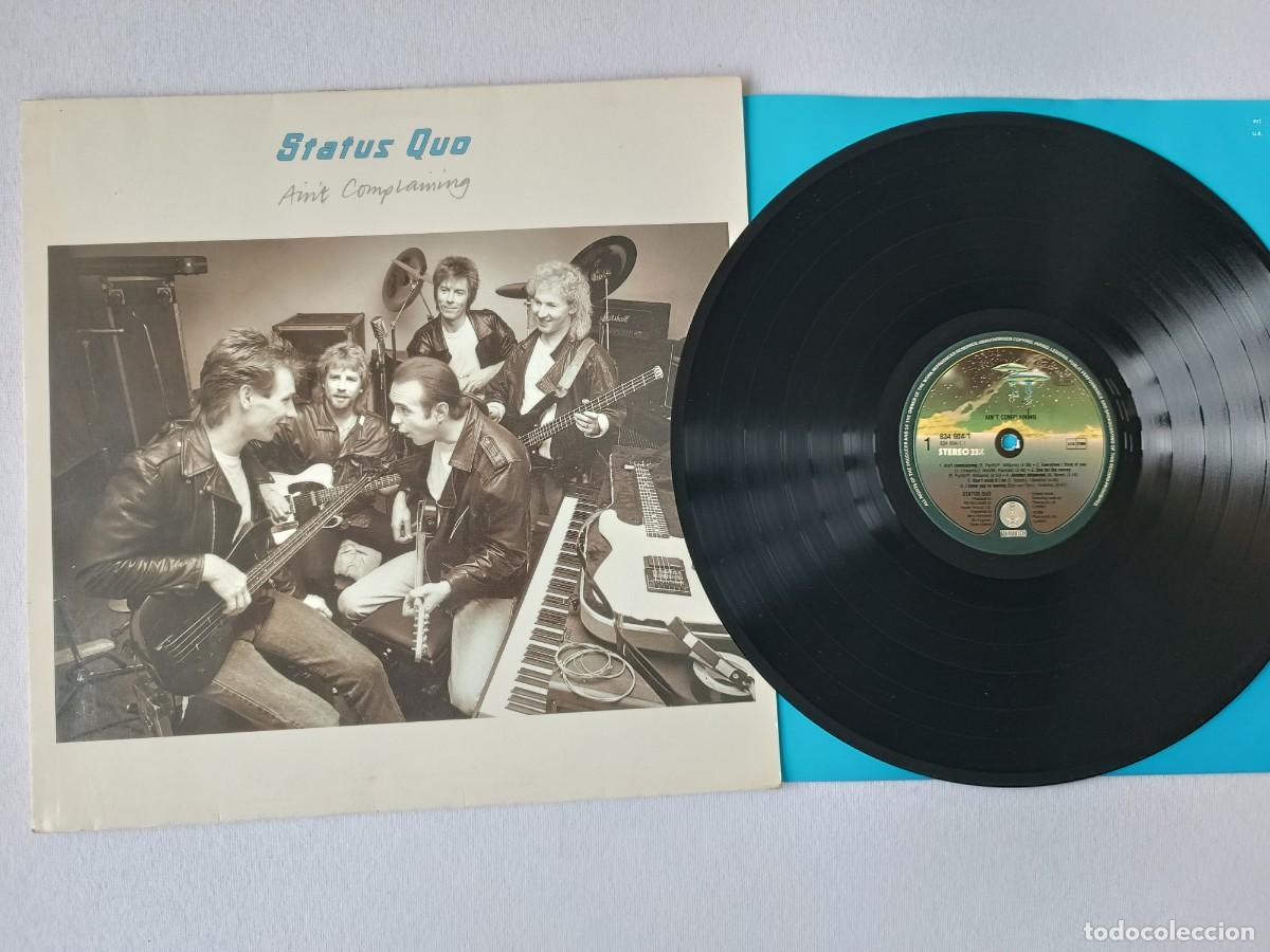 Discos de vinilo: Status Quo -AinT Complaining LP 1988 UK - Foto 1