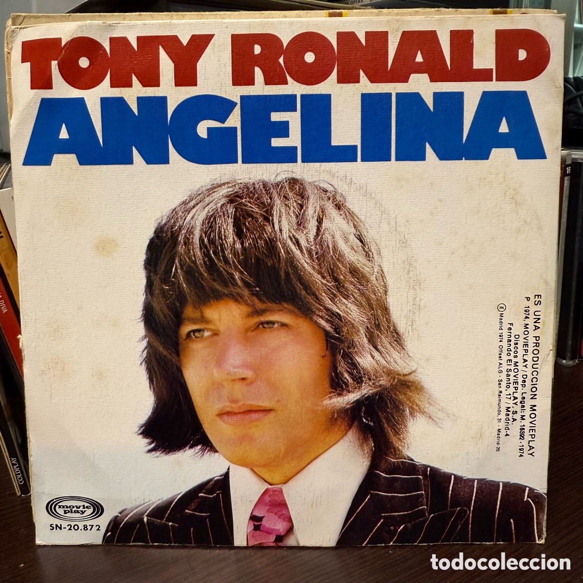 Discos de vinilo: Tony Ronald - Angelina (7&rdquo;) - Foto 2