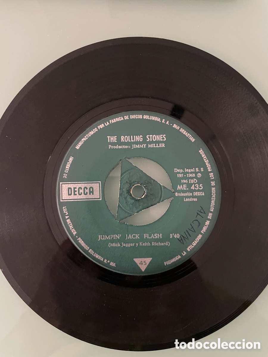 Discos de vinilo: Rolling Stones Jumpin Jack Flash - Foto 3