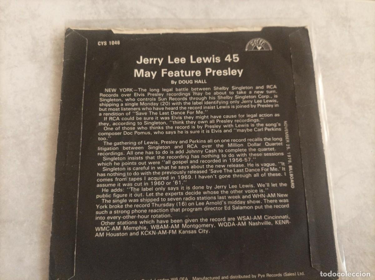 Discos de vinilo: Jerry Lee Lewis single - Foto 2