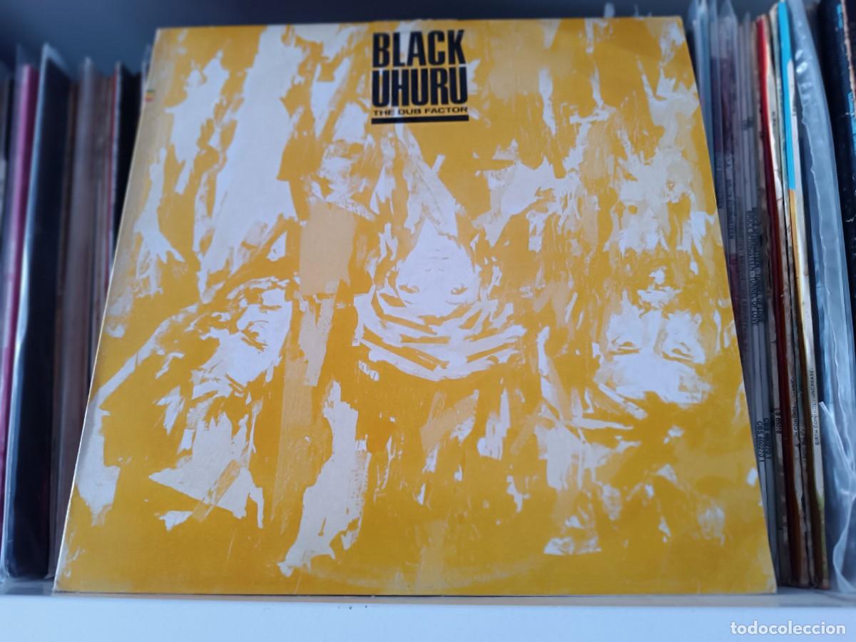 Discos de vinilo: Black Uhuru &lrm;&ndash; The Dub Factor - LP Jamaica 1983 - Foto 1
