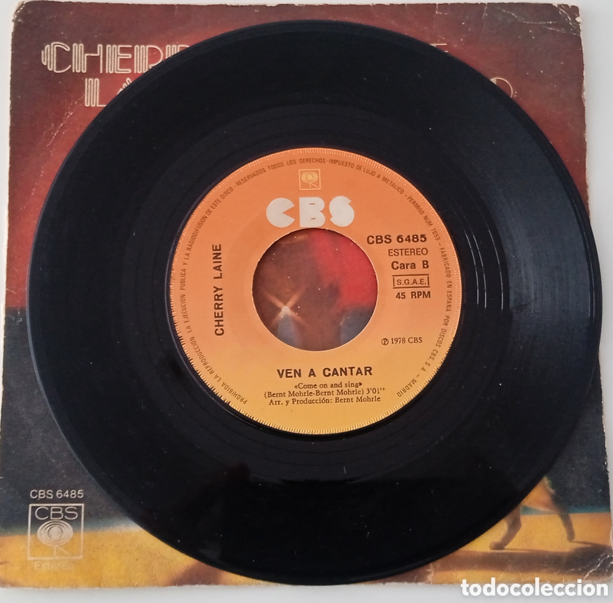 Discos de vinilo: CHERRY LAINE - Catch the cat (1978) single - Foto 6