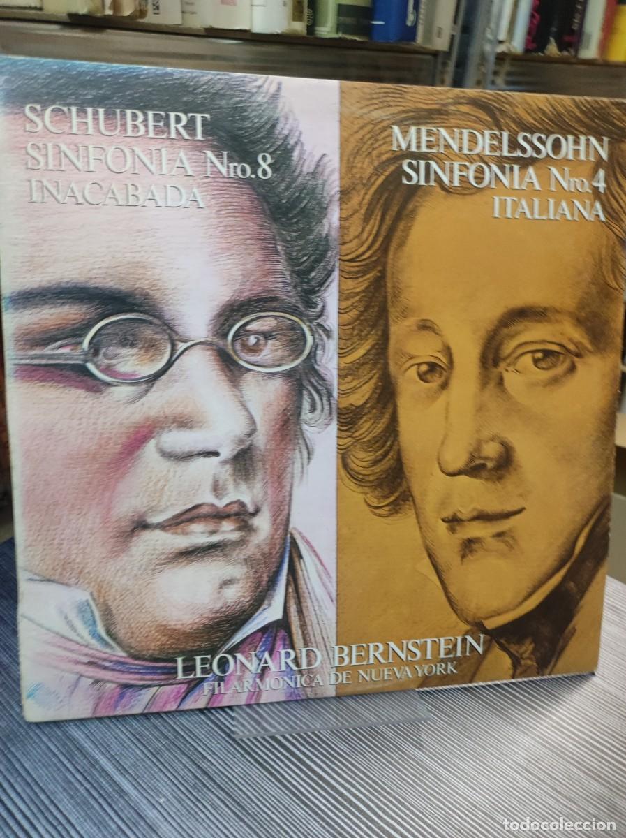 Discos de vinilo: LEONARD BERNSTEIN SCHUBERT / MENDELSSOHN - Foto 1