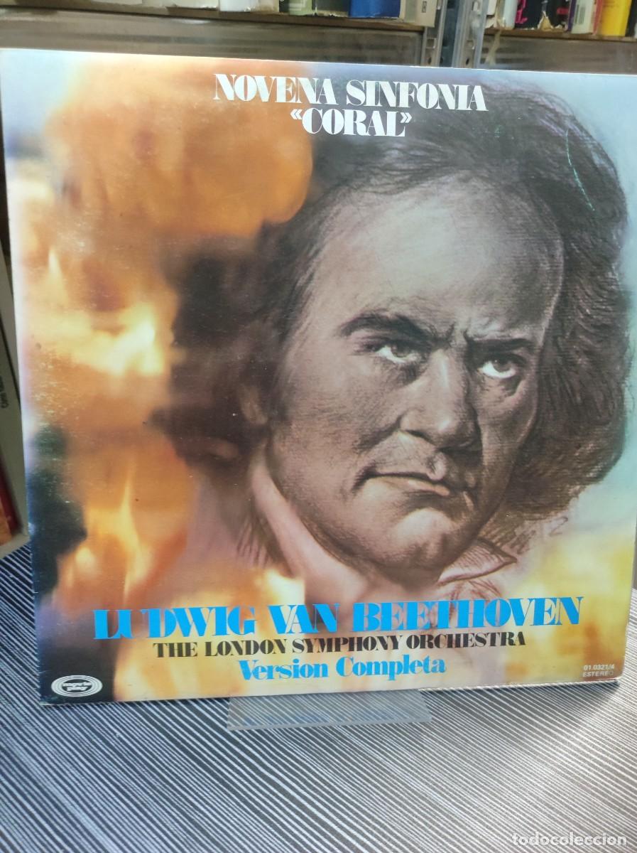 Discos de vinilo: BEETHOVEN THE LONDON SYMPHONY ORCHESTRA VERSION COMPLETA - Foto 1