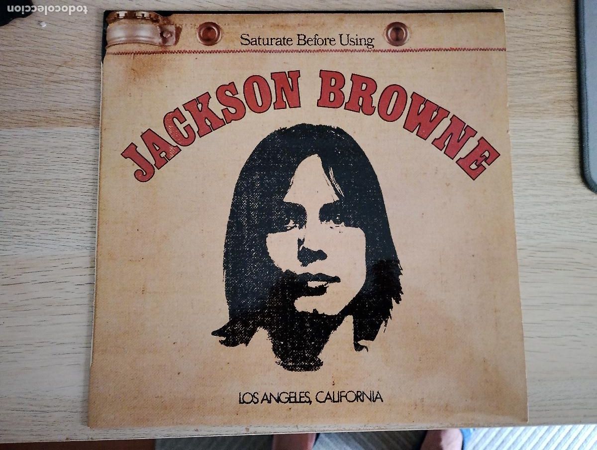 Discos de vinilo: Jackson Browne &lrm;&ndash; Saturate Before Using Spain 1985 Pop Rock - Foto 1