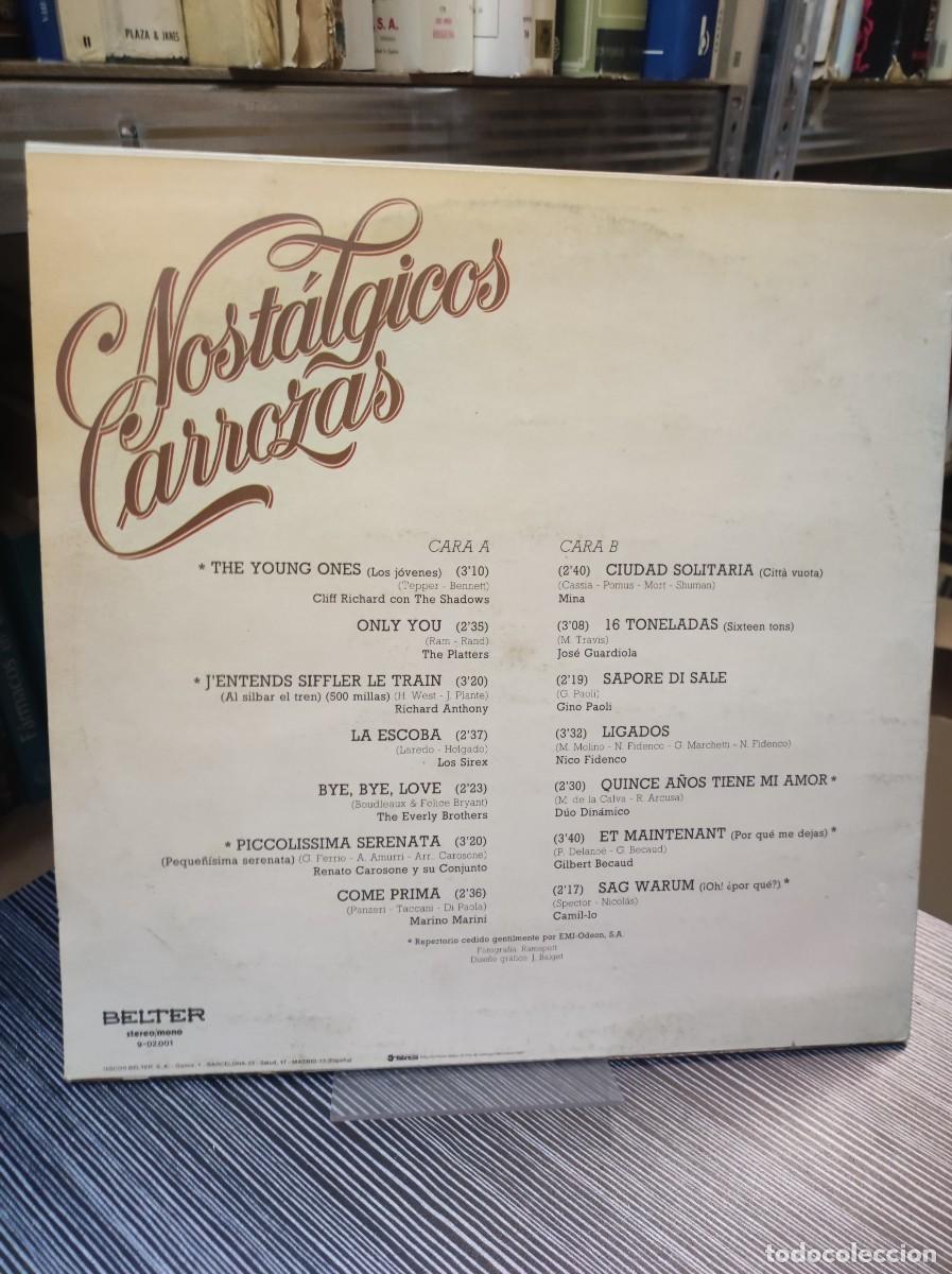 Discos de vinilo: NOSTALGICOS CARROZAS - Foto 2