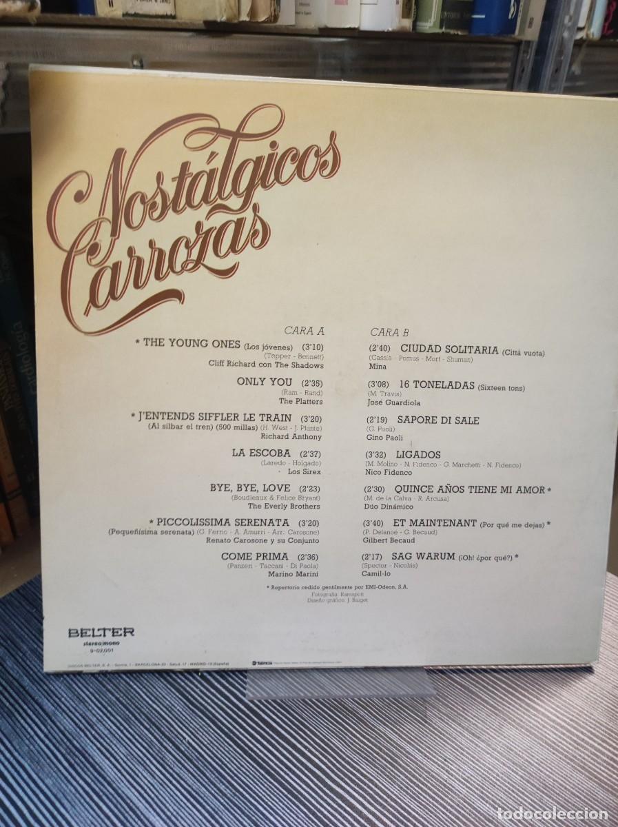 Discos de vinilo: NOSTALGICOS CARROZAS - Foto 2