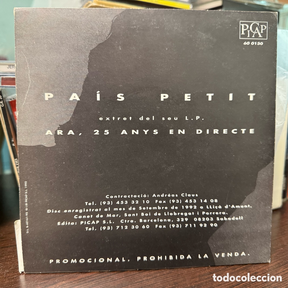 Discos de vinilo: Lluis Llach - Pa&iacute;s Petit (7&rdquo;) - Foto 2